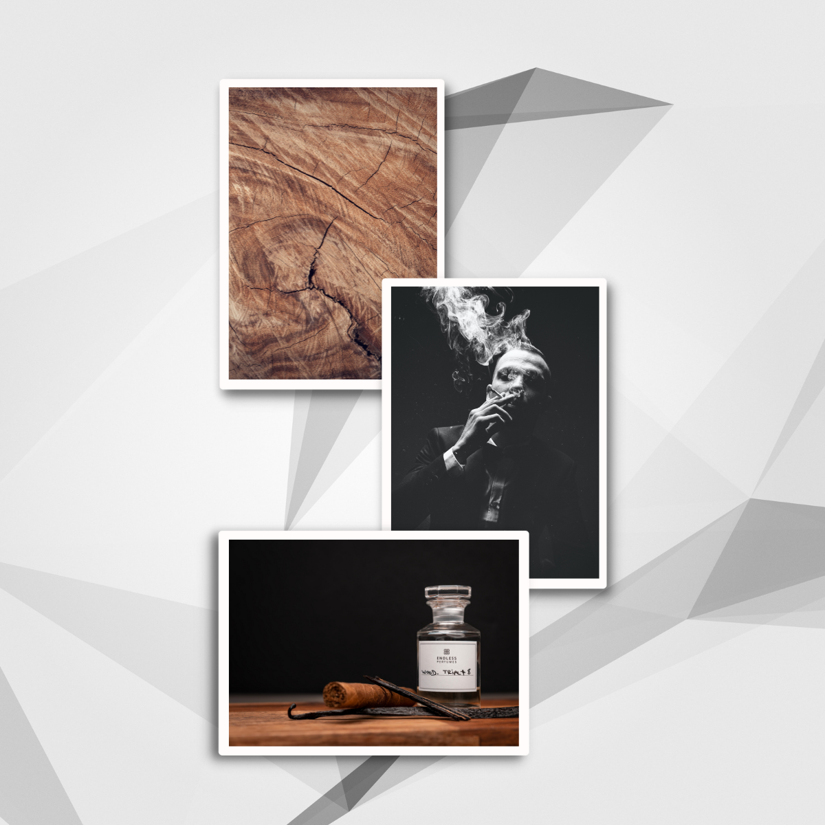 Endless Perfumes Wood Label